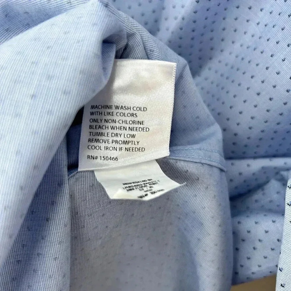 Fairlane Size XXL Short Non Iron Stretch Men’s Long Sleeve Shirt Business Office - Picture 9 of 15